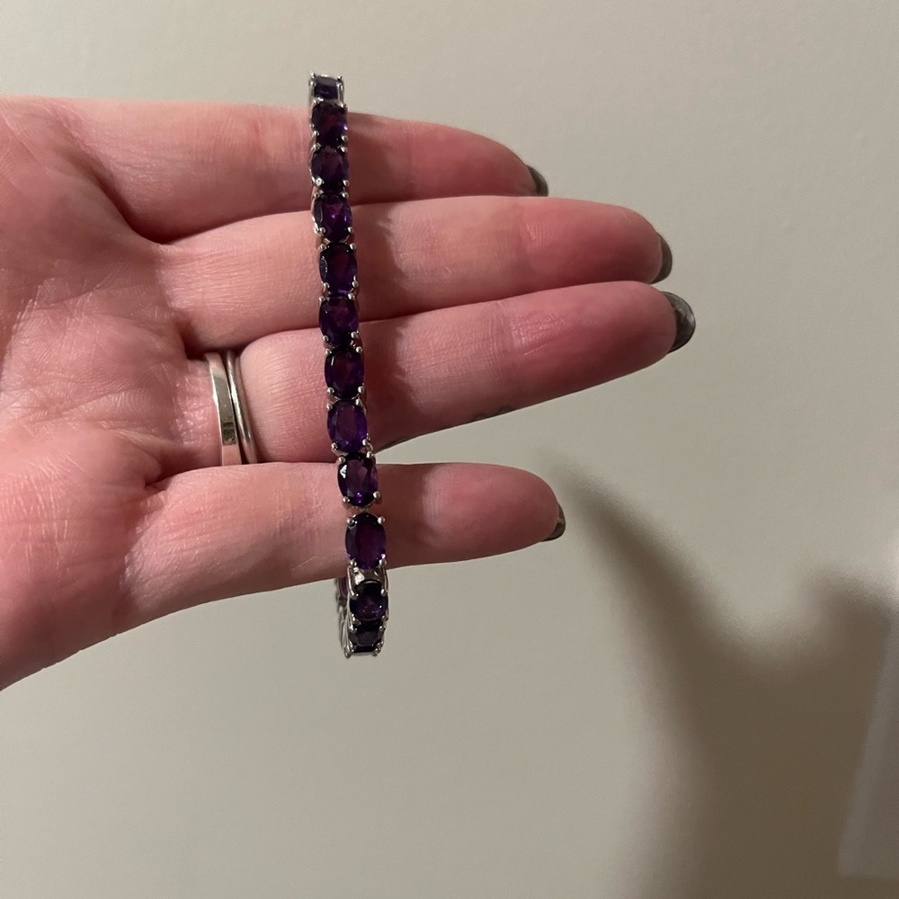 Vintage Purple Beaded Bracelet Jewelry
